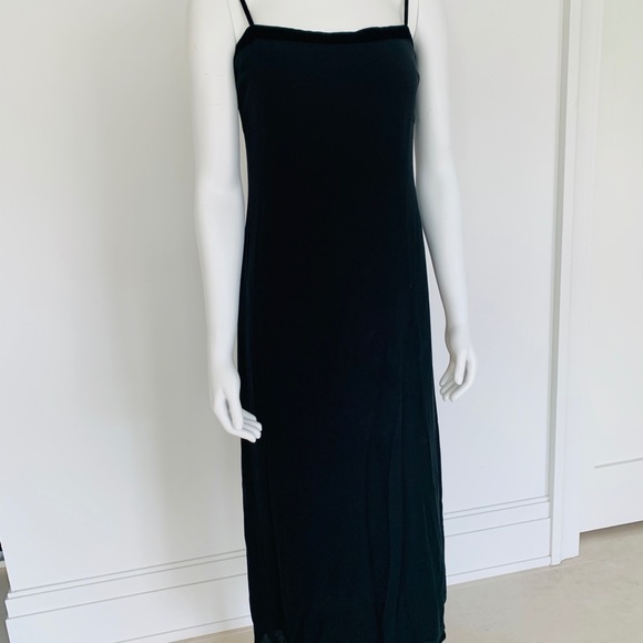 Bundle of 2 for $30 INC Black Strap Silk Midi Dress - Picture 3 of 7